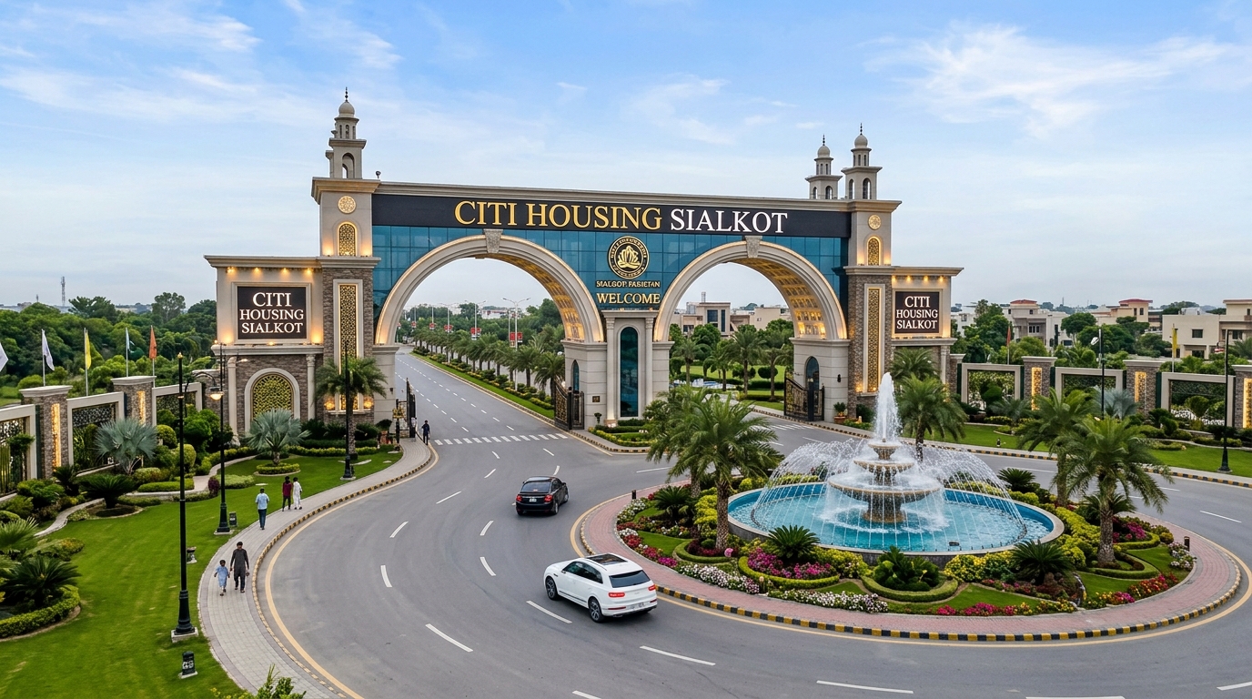 Citi Housing Sialkot Boulevard Gate