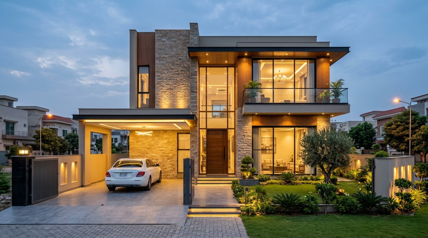 10 Marla Luxury Modern House — Citi Housing Sialkot